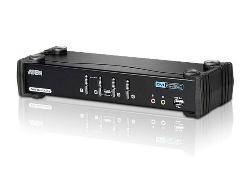 ATEN-Switch-KVMP™-Dual-Link-audio-USB-DVI-a-4-porte