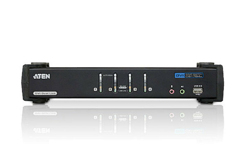 ATEN-Switch-KVMP™-Dual-Link-audio-USB-DVI-a-4-porte