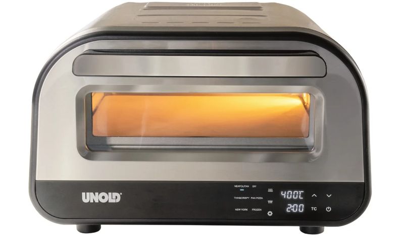 Unold-68816-macchina-e-forno-per-pizza-1-pizza-e--1700-W-Argento
