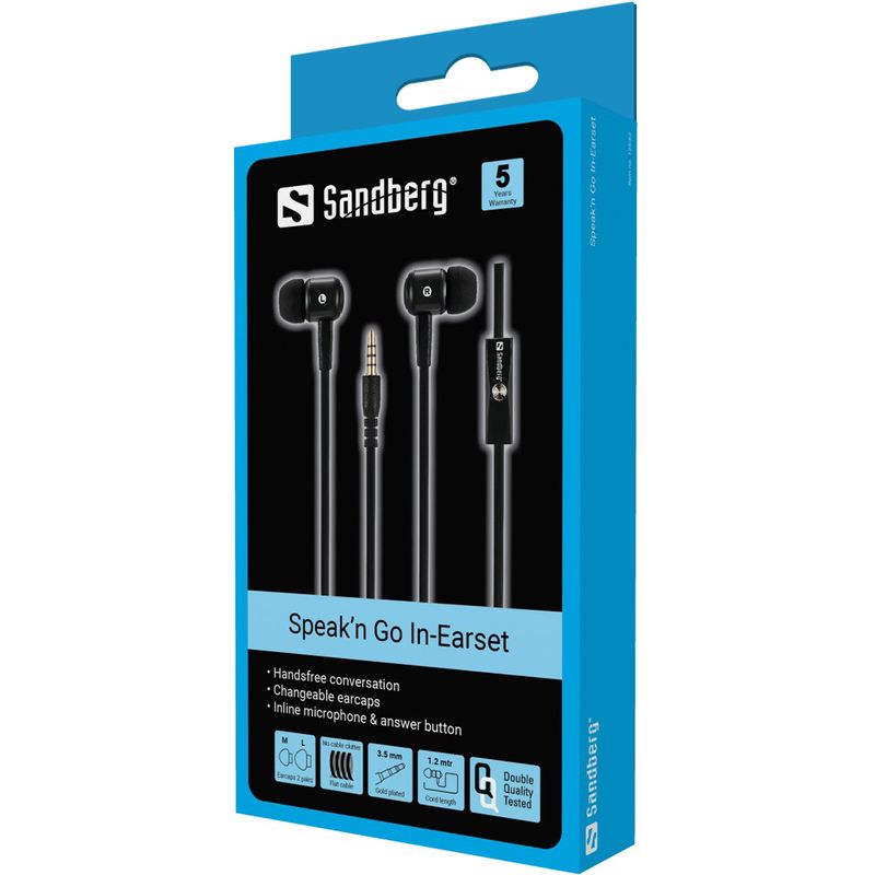 Sandberg-Speak’n-Go-In-Earset-Black