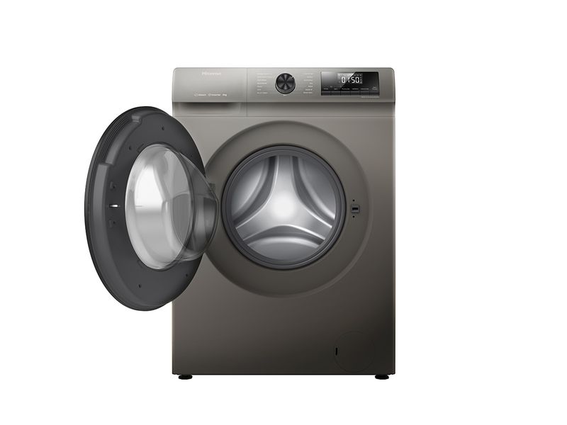Hisense-WFQP8014EVMT-lavatrice-Caricamento-frontale-8-kg-1400-Giri-min-Acciaio-inox