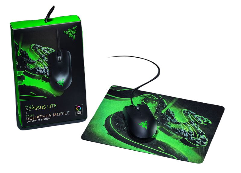 Razer-Abyssus-Lite-Gaming-Mouse---Goliathus-Mobile-Mousepad--Kabelgebundene-Gaming-Maus-mit-Mauspad-