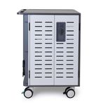 Ergotron Zip40 Carrello per la gestione dei dispositivi portatili Nero, Grigio (ZIP40 CHARGING AND - MANAGEMENT CART EU)