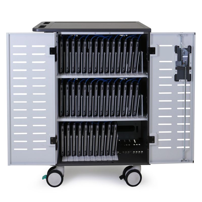 Ergotron-Zip40-Carrello-per-la-gestione-dei-dispositivi-portatili-Nero-Grigio--ZIP40-CHARGING-AND---MANAGEMENT-CART-EU-