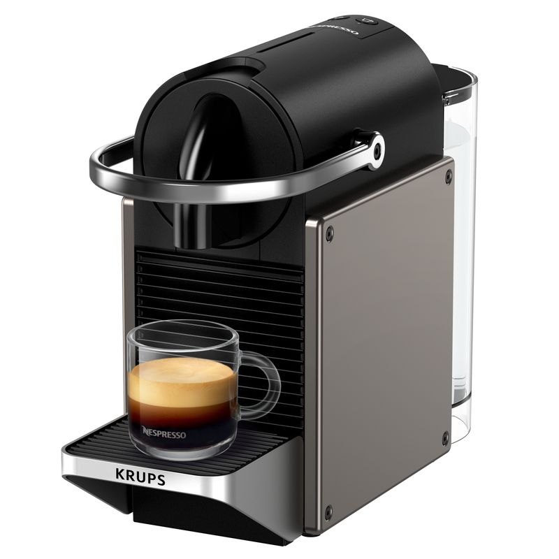 Krups-XN-306-T-Nespresso-Pixie-Macchina-da-Caffe--a-Capsule-Titanio