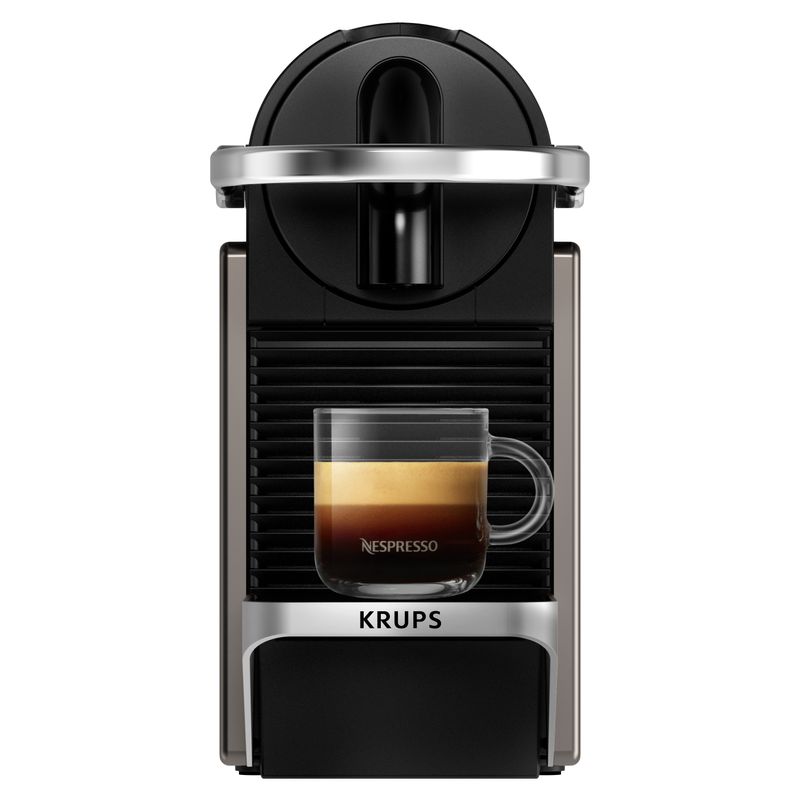 Krups-XN-306-T-Nespresso-Pixie-Macchina-da-Caffe--a-Capsule-Titanio