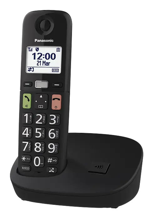 Panasonic-KX-TGU110EXB-telefono-Telefono-DECT-Nero