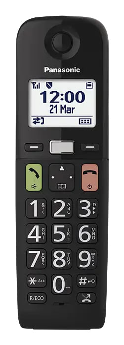 Panasonic-KX-TGU110EXB-telefono-Telefono-DECT-Nero