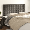 Testiera-4-pz-Grigio-Scuro-80x5x78-88-cm-in-Velluto
