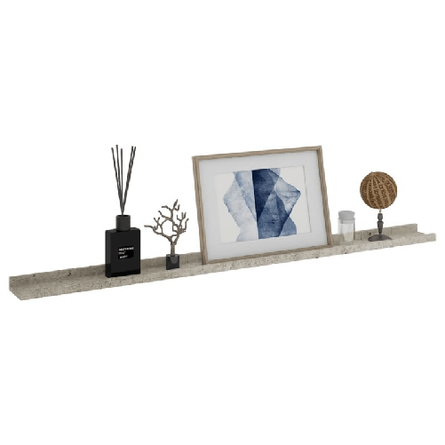 vidaXL-Mensole-da-Parete-2-pz-Grigio-Cemento-115x9x3-cm