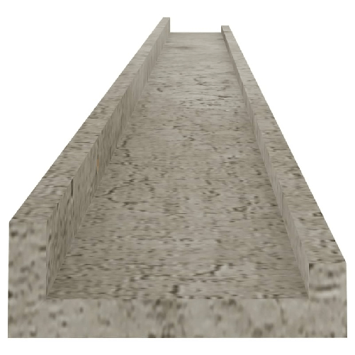 vidaXL-Mensole-da-Parete-2-pz-Grigio-Cemento-115x9x3-cm