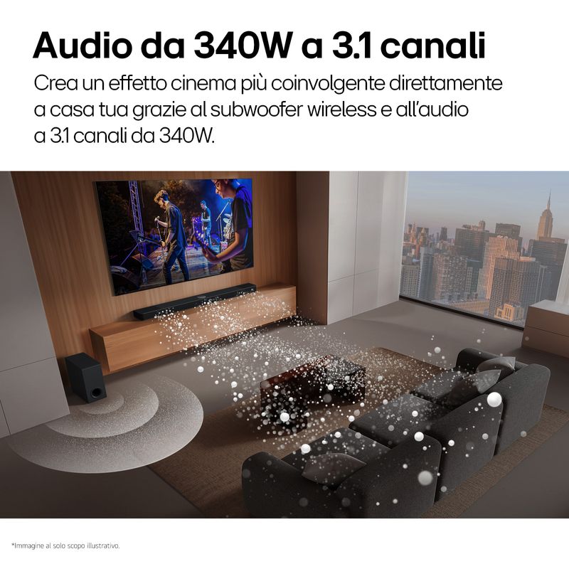 LG-Soundbar-S60T-340W-su-3.1-Canali-Dolby-Digital-Dts-Subwoofer-Wireless-Bluetooth