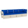 Divano-da-Giardino-a-4-Posti-su-Pallet-con-Cuscini-Legno-Abete