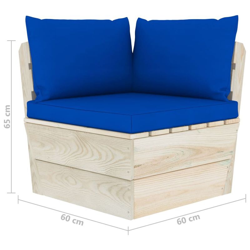 Divano-da-Giardino-a-4-Posti-su-Pallet-con-Cuscini-Legno-Abete