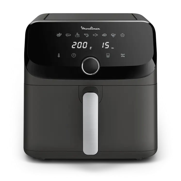Moulinex-EZ855HF0-Easy-Fry-Mega-Friggitrice-ad-Aria-Capacita--Extra-Large-7.5-Litri-nera