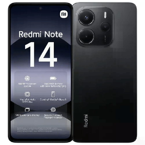 Xiaomi Redmi Note 14 16,9 cm (6.67") Dual SIM ibrida 4G USB tipo-C 8 GB 256 GB 5500 mAh Nero