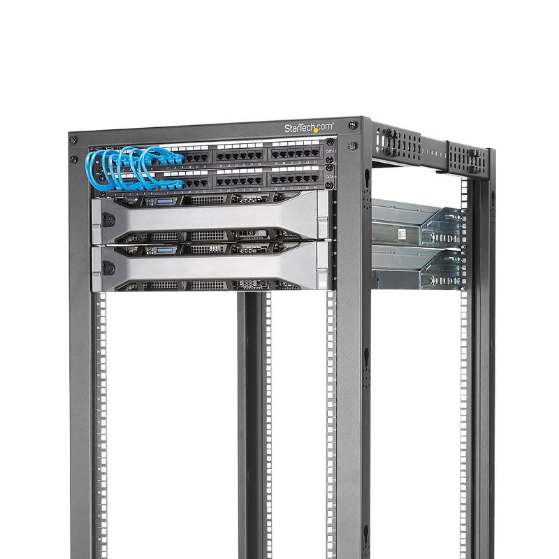 StarTech.com-Armadio-Rack-a-Telaio-aperto-42U-19----4-staffe-con-profondita-regolabile-da-59-104-cm---Server-Rack-dati-m