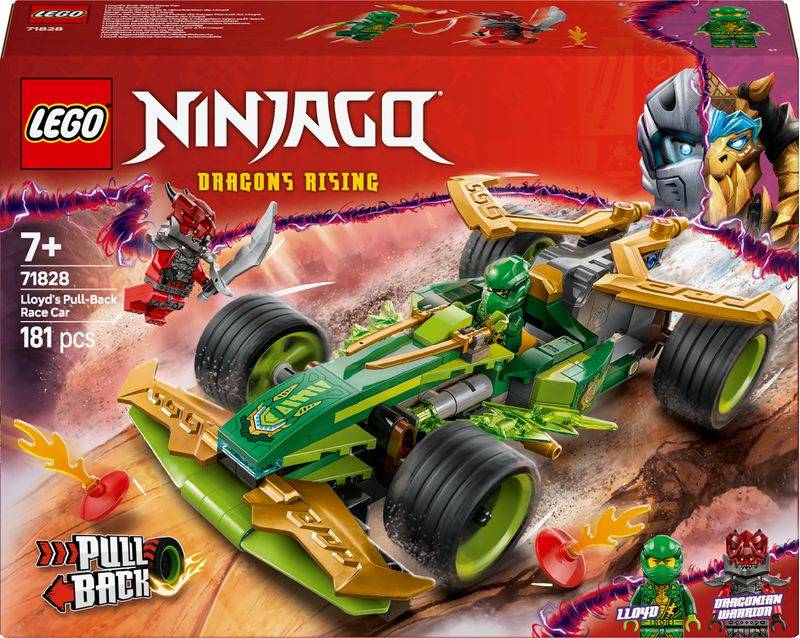 Lego-Auto-Racer-Pull-back-Lloyd-Ninjago-71828-Modellino-da-Corsa