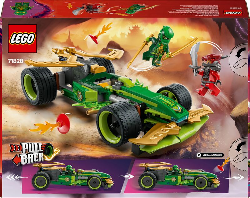 Lego-Auto-Racer-Pull-back-Lloyd-Ninjago-71828-Modellino-da-Corsa