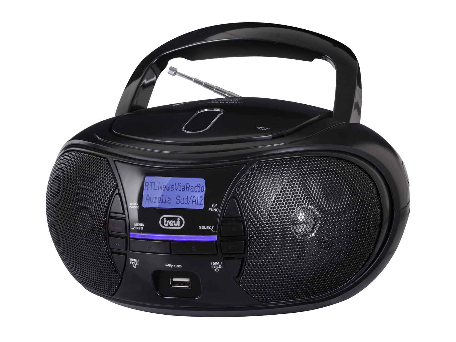 Trevi CMP 581 DAB - Stereo Portatile con Radio DAB e Lettore CD