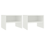 vidaXL-Comodini-Bianchi-2-pz-40x30x30-cm-Legno-Ingegnerizzato