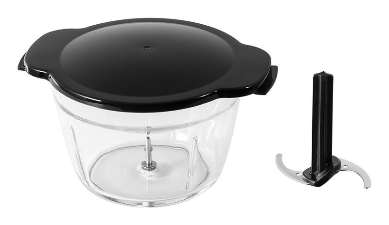 Russell-Hobbs-27130-56-Tritatutto-Tritaverdure-Elettrico-Capacita--0.5-Litri-Potenza-200-Watt-colore-Rosso-e-Nero