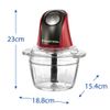 Russell-Hobbs-27130-56-Tritatutto-Tritaverdure-Elettrico-Capacita--0.5-Litri-Potenza-200-Watt-colore-Rosso-e-Nero