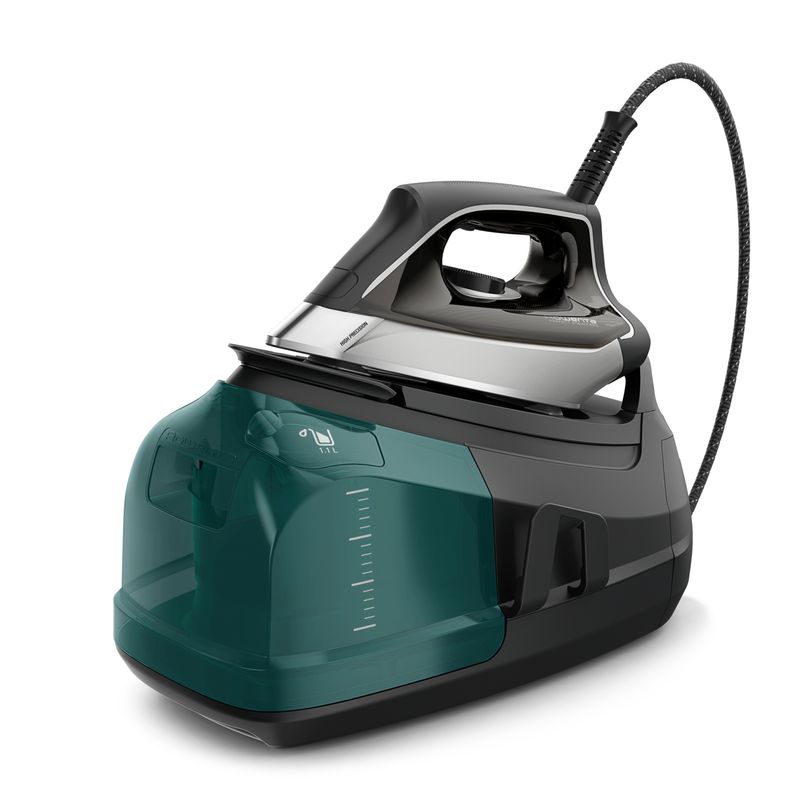 Rowenta-DG8627-Ferro-da-Stiro-con-Caldaia-a-Vapore-Professionale-Potenza-2400-Watt-Funzione-Vapore-Verticale-colore-Nero-e-Verde