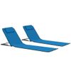 vidaXL-Lettini-da-Spiaggia-Pieghevoli-2-pz-in-Acciaio-e-Tessuto-Blu