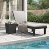vidaXL-Lettino-Prendisole-Nero-155x58x83-cm-in-Polipropilene
