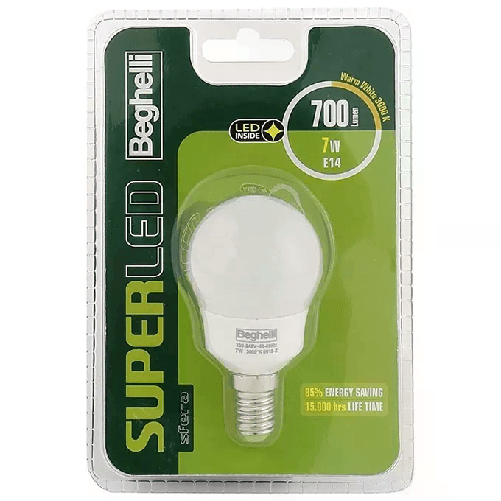 Beghelli-56892BL-Lampadina-a-risparmio-energetico-7-W-E14-F