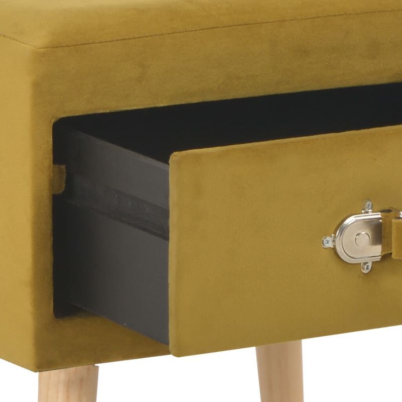vidaXL-Comodini-Senape-2-pz-40x35x40-cm-in-Velluto