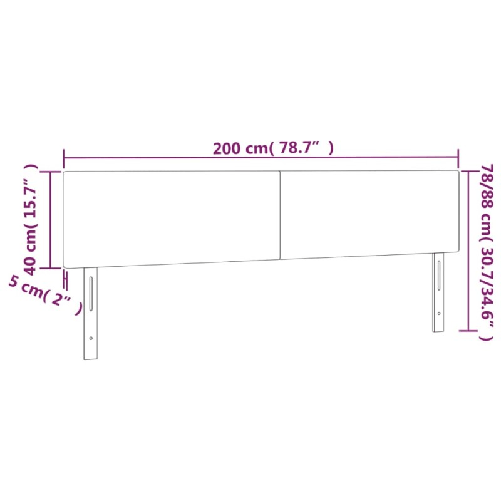 Testiere-2-pz-Nero-100x5x78-88-cm-in-Tessuto