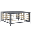 vidaXL-Set-Divani-da-Giardino-4-pz-con-Cuscini-Antracite-in-Polyrattan