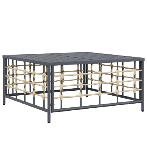 vidaXL-Set-Divani-da-Giardino-4-pz-con-Cuscini-Antracite-in-Polyrattan