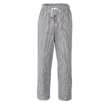 Pantalone da cuoco Plutone Tg. L bianco a quadretti neri