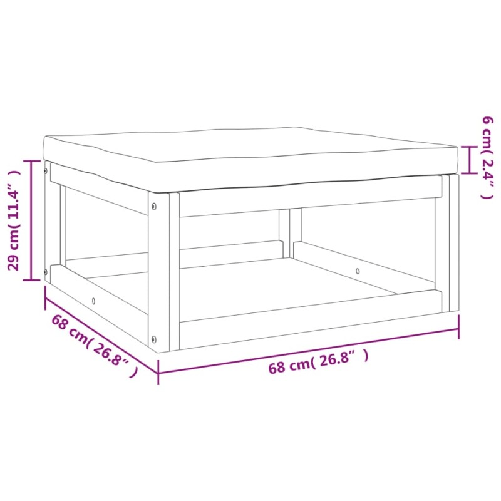 vidaXL-Set-Salotto-da-Giardino-6pz-con-Cuscini-Verdi-in-Legno-Massello