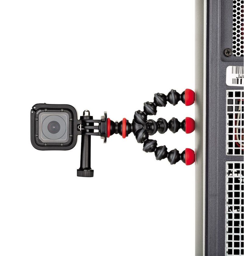 Joby-GorillaPod-Magnetic-mini-treppiede-Action-camera-3-gamba-gambe-Nero-Rosso