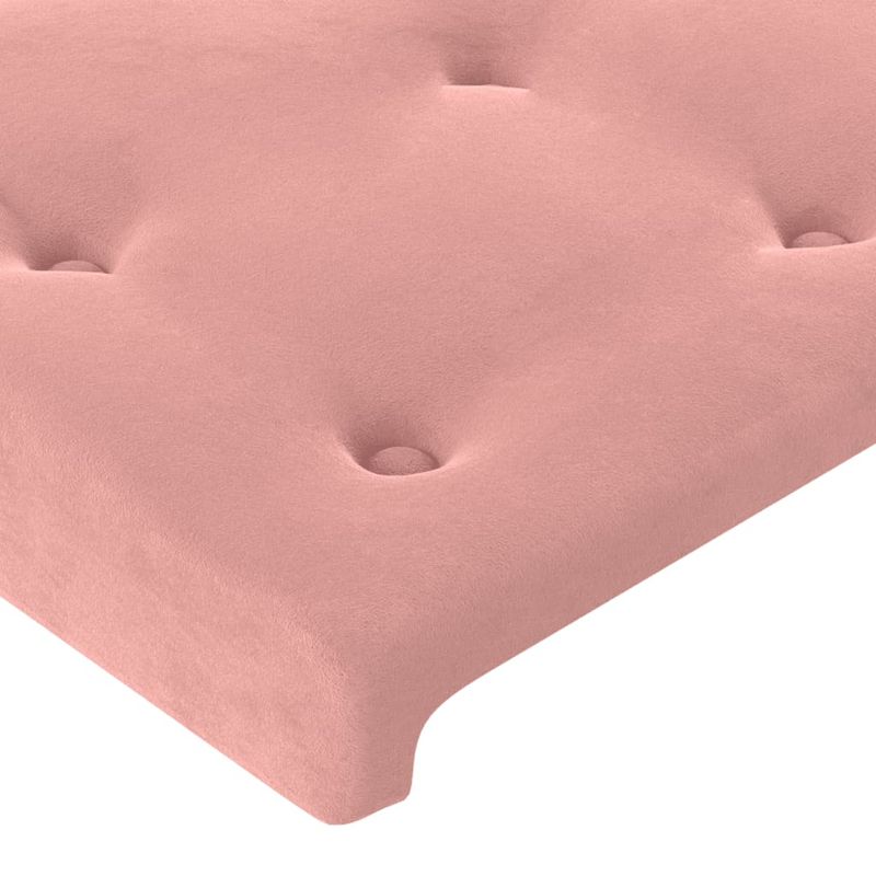 Testiera-ad-Orecchio-Rosa-183x23x78-88-cm-in-Velluto