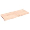 vidaXL-Piano-per-Tavolo-140x60x4-cm-in-Rovere-Massello-Non-Trattato