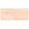 vidaXL-Piano-per-Tavolo-140x60x4-cm-in-Rovere-Massello-Non-Trattato