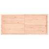 vidaXL-Piano-per-Tavolo-140x60x4-cm-in-Rovere-Massello-Non-Trattato