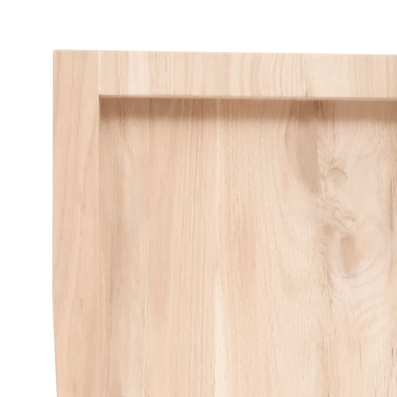 vidaXL-Piano-per-Tavolo-140x60x4-cm-in-Rovere-Massello-Non-Trattato