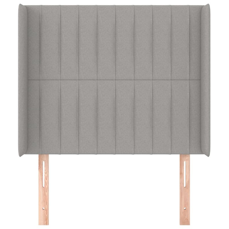 Testiera-ad-Orecchio-Grigio-Chiaro-183x16x118-128-cm-in-Tessuto