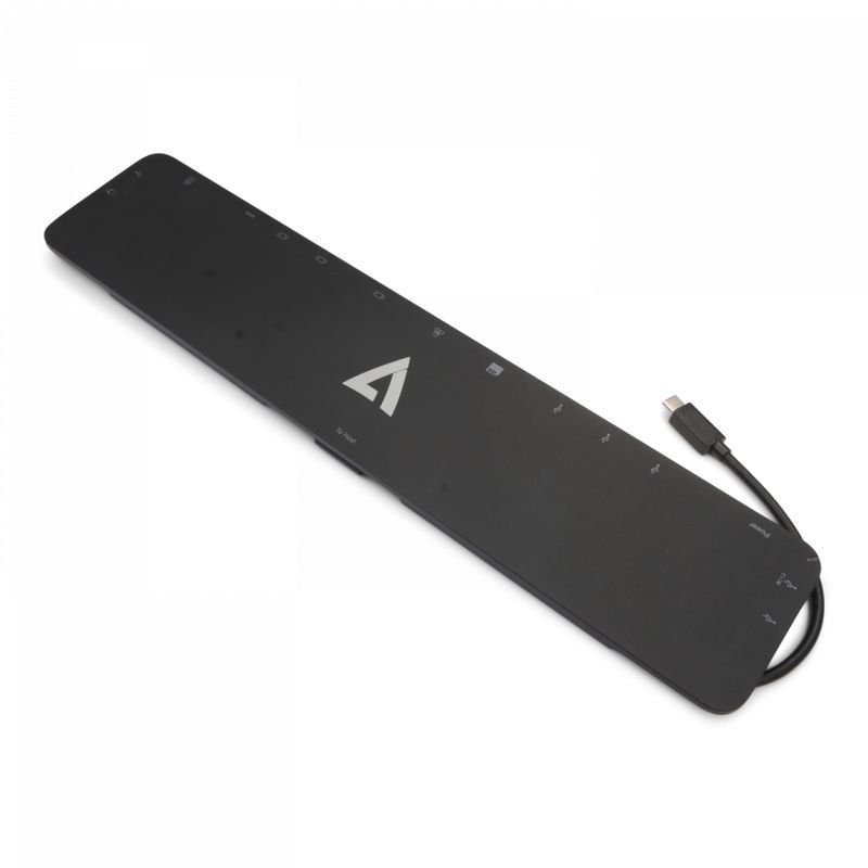 V7-CA66449-Docking-USB-3.2-Gen-1--3.1-Gen-1--Type-C-Nero