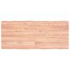 vidaXL-Piano-Tavolo-Marrone-Chiaro-140x60x6-cm-in-Rovere-Non-Trattato