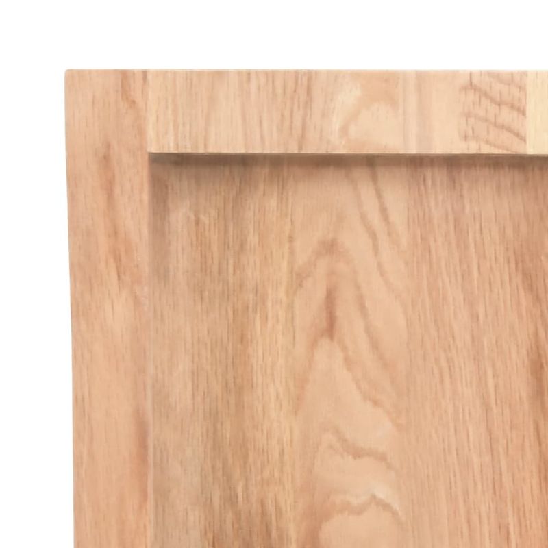 vidaXL-Piano-Tavolo-Marrone-Chiaro-140x60x6-cm-in-Rovere-Non-Trattato