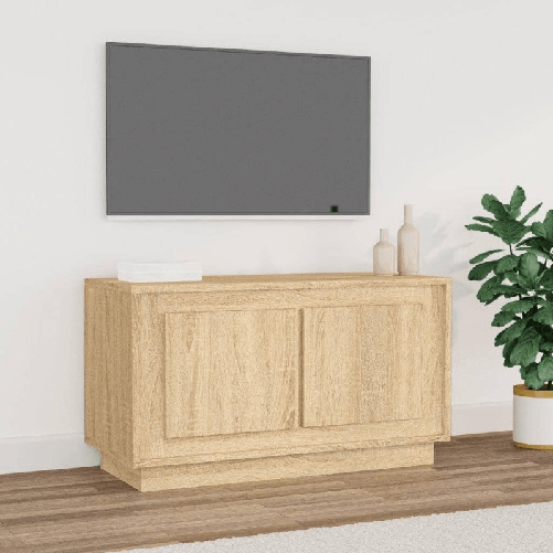 vidaXL-Mobile-Porta-TV-Rovere-Sonoma-80x35x45-cm-in-Legno-Multistrato