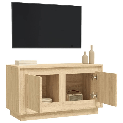 vidaXL-Mobile-Porta-TV-Rovere-Sonoma-80x35x45-cm-in-Legno-Multistrato