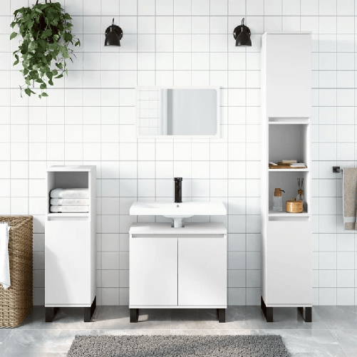vidaXL-Set-di-Mobili-da-Bagno-3-pz-Bianco-in-Legno-Multistrato